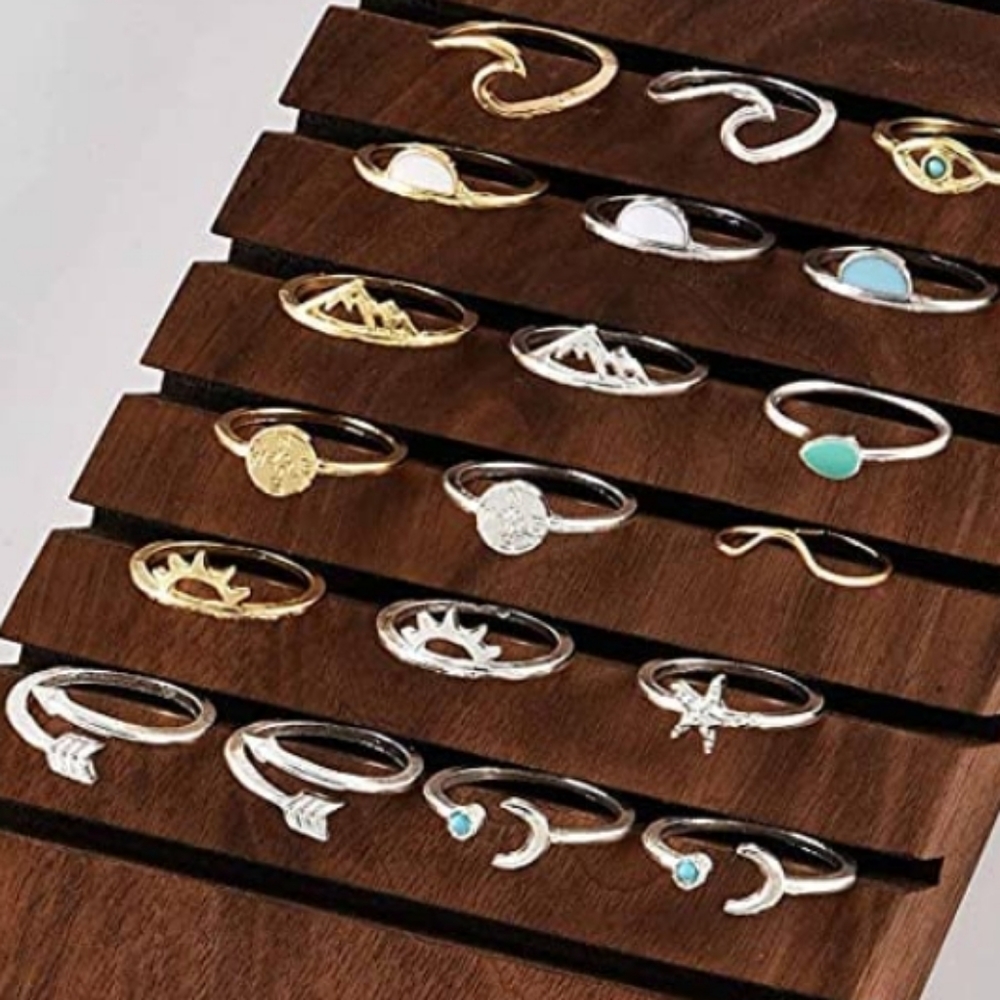 45 Boho Chic Stackable Knuckle Rings NWT - Picture 5 of 6